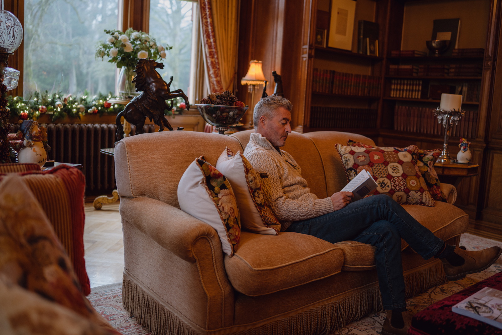 Reading at Auchterarder House